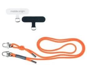 Mobile Origin Lanyard rope 6 mm šňůrka oranžová / 82 - 163cm (LYR-UNI-ORG)