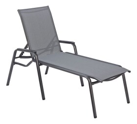 KETTLER CIRRUS SILVER LINE hliníkové lehátko - antracit / šedá