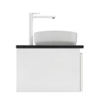 Koupelnová skříňka s krycí deskou SAT B-WAY 59x30x45 cm bílá lesk BWAY60WTKUB BWAY60WTKUB
