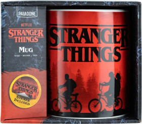 Stranger Things XL hrnek se samolepkou - EPEE