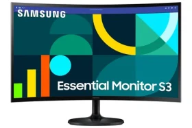 27" Samsung Essential S36GD černá / Monitor / VA / 1920x1080 / 16:9 / 100 Hz / 4ms / 250 cd / HDMI (LS27D364GAUXEN)