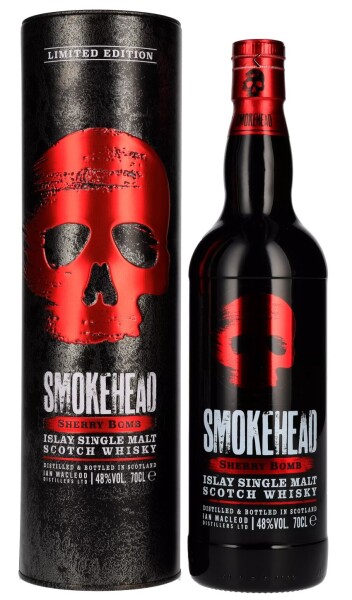 Smokehead SHERRY BOMB Islay Single Malt Scotch Whisky 0,7L - Plechové dárkové balení