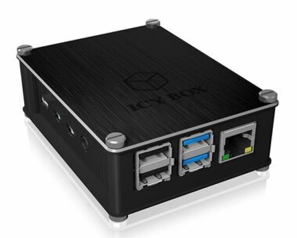 Icy Box IB-RP110 černá / Ochranné pouzdro pro Raspberry Pi 4B (IB-RP110)