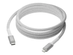 Dbramante1928 re-charge / Nabíjecí kabel / USB-C - Lightning / 2,5 m / pletený (CB25CLGR7121)