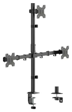 Stolní držák pro 3 monitory / Stolní držák pro monitor / 17-27" / nosnost 10 kg (BP0218)