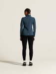 Běžecká mikina CRAFT Gain Thermal Funnelneck - modrá Velikost textilu: XL