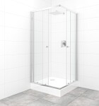 SAT - Set sprchového koutu a vaničky, čtverec 90x90 cm Multi Basic SIKOBKMUQ90CRT SIKOBKMUQ90CRT