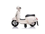 Mamido Dětský elektrický skútr Vespa 300 Mini bílý