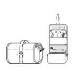 Závěsná kosmetická taštička Reisenthel Wrapcosmetic černá