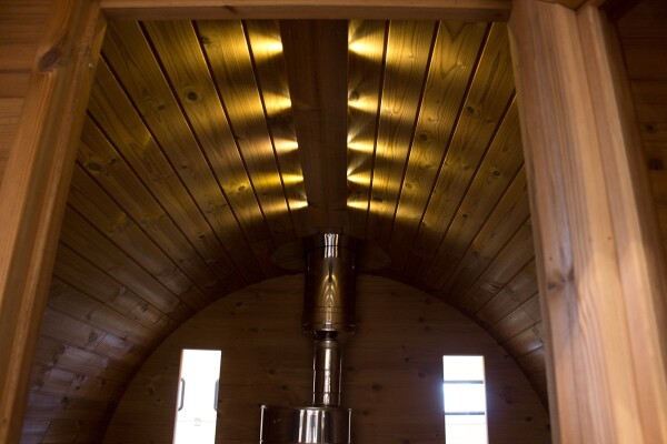 Stylové LED osvětlení pro sudovou saunu CSS-L3L