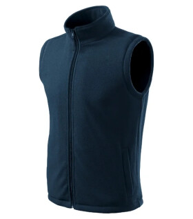 Next fleece vesta unisex námořní modrá XS