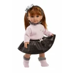 Llorens 53551 NICOLE - realistická panenka s měkkým látkovým tělem - 35 cm