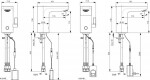 IDEAL STANDARD - CeraPlus Umyvadlová senzorová směšovací baterie, napájení z baterie 6V, chrom A6145AA