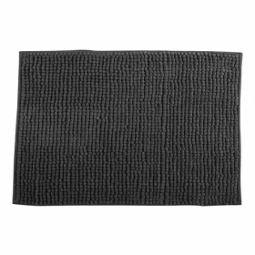 MSV CHENILLE koupelnová předložka 60 x 90 cm tmavě šedá / mikrovlákno / protiskluzová