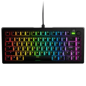 Glorious GMMK 3 75% - Fox Linear ANSI černá / herní 75% TKL / USB-C / ANSI (US) layout / Fox Linear / RGB / 1.4m (GLO-KB-GMMK3-75-PB-FOX-W-BLK-US)