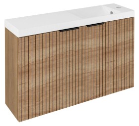 SAPHO - LATUS X STRIP umyvadlová skříňka 78,8x50x22cm, dub alabama LT110-SET08