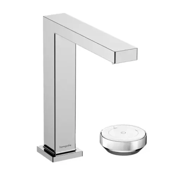 Hansgrohe Tecturis E - Umyvadlová baterie s výpustí | 2-otvorová instalace | CoolStart | EcoSmart+ | chrom (73053000)