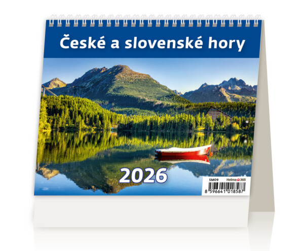 Stolní kalendář 2026 Helma MiniMax - České a slovenské hory