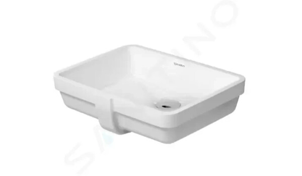 DURAVIT - Vero Umyvadlo zápustné 430x315 mm, s přepadem, WonderGliss, bílá 03304300001