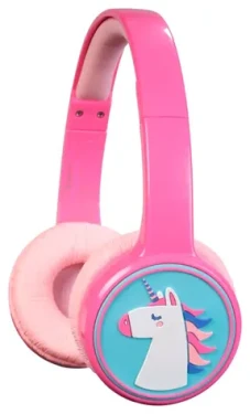 Denver BTH-106P růžová / Dětská bezdrátová sluchátka s mikrofonem / Bluetooth 5.3 (dbth106p)