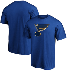 Fanatics Pánské Tričko St. Louis Blues Primary Logo T-Shirt - Blue Velikost: XXXL