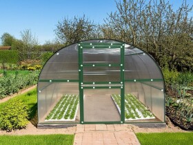 Polykarbonátový skleník – KYKLOP, PC 4 mm, 3×8 m