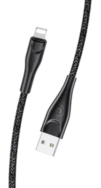 USAMS SJ397 U41 Braided Datový Kabel 3m Lightning černá (6958444983585)
