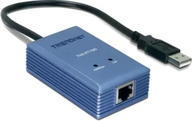 TRENDnet TU2-ET100 bílá / USB LAN adaptér / Fast Ethernet 100 Mbit/s / USB 2.0 / RJ-45 (TU2-ET100)