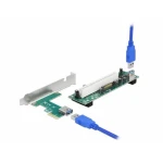 Delock Riser karta PCI Express x1 na PCI 32Bit / Riser karta / flexibilní kabel 60 cm (90065)