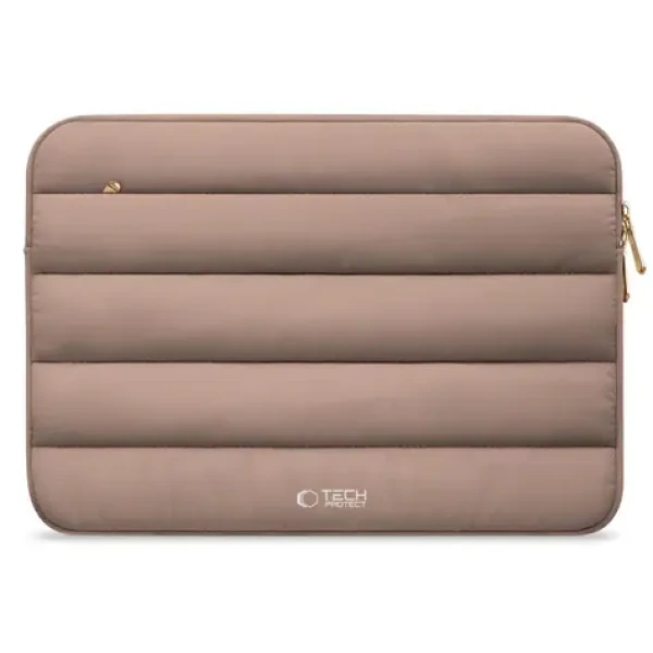 Tech-Protect Fluffy 15-16" hnědá / Pouzdro pro notebook / 15-16" / plyšové