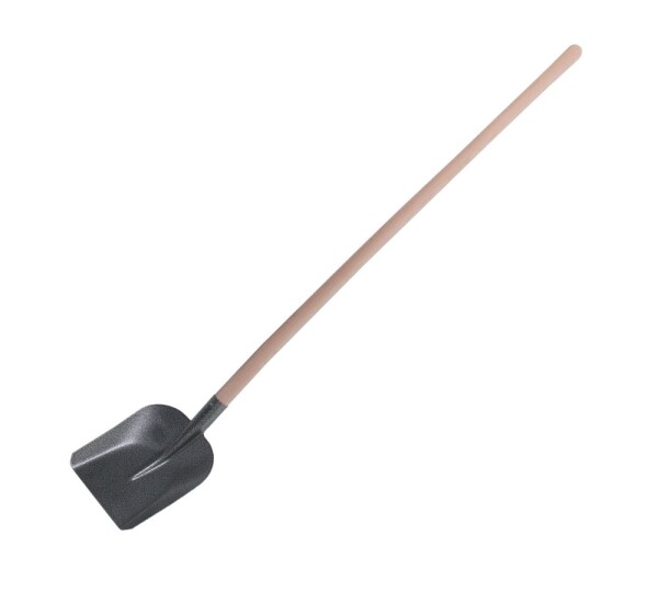 Lopata železná, stájová (24cm), s násadou