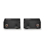 Lindy 70456 černá / Extender digitálního audia / Toslink a koaxiální / 150 m / Cat5e/Cat6 (70456)