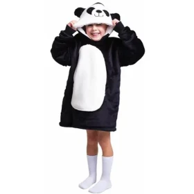 Cozy Noxxiez Panda - hřejivá televizní mikinová deka s kapucí / 3 - 6 let (20-CH306)