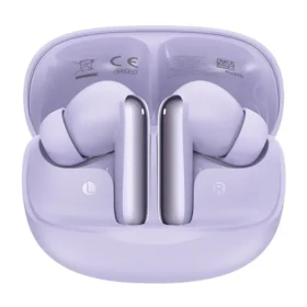 QCY MeloBuds HT12 fialová / Bezdrátová sluchátka s mikrofonem / TWS / ANC / Bluetooth 5.4 / IPX4 / dobíjecí box (HT12 purple)