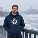 Fanatics Pánská mikina Winnipeg Jets NHL Primary Logo Graphic Hoodie Velikost: XL
