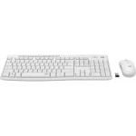 Rozbaleno - Logitech MK295 Silent bílá / Bezdrátová sada klávesnice a myši / US layout / USB nanopřijímač / rozbaleno (920-009824.rozbaleno)