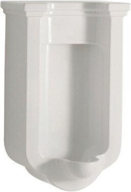 KERASAN - WALDORF urinál se zakrytým přívodem vody, 44x72cm, bílá 413001