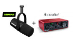 Shure MV7X + Focusrite Solo SET