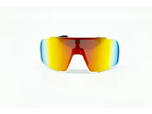 FLYING EAGLE PRO PACK Polarizační sluneční brýle White/Red / 2x polarizační sklo / cestovní pouzdro (EAGLE-WH-PRO-2X-RED)