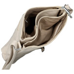 Módní dámská koženková crossbody kabelka Josefina, krémová