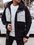 Pánská přechodná bunda TX4916 černo-šedá - FashionStreet 3XL