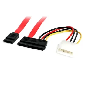 StarTech SATA combo kabel červená / Kabel / SATA 7-pin + Molex 4-pin / 0,457 m / 6 Gbit/s (SATA18POW)
