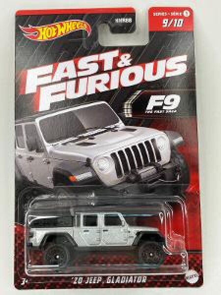 '20 Jeep Gladiator Fast & Furious Hot Wheels HNR88 9/10 PRASKLÝ BLISTR