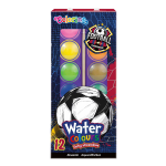 Colorino Vodové barvy - Fotbal (12 barev + štětec)