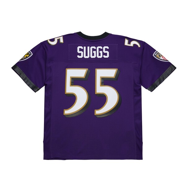 Mitchell & Ness Pánský dres Baltimore Ravens NFL Terrell Suggs #55 2003 Legacy Throwback - Fialová Velikost: S