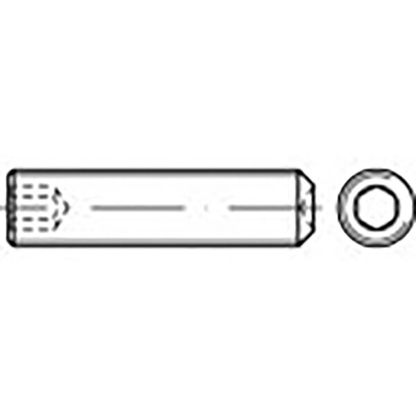 TOOLCRAFT TO-6857379 závitový kolík M8 8 mm ocel tvrzeno 500 ks