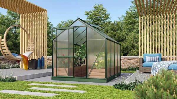 Polykarbonátový skleník – Vitavia Venus 5000, PC 4 mm zelený