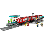 LEGO® City 60423 Tramvaj a zastávka v centru města