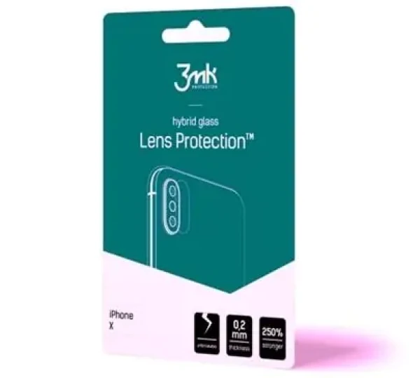3mk Lens Hybridní sklo ochrana kamery pro Apple iPhone Xr (4ks) (5903108142885)