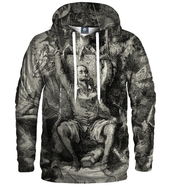 Aloha From Deer Dore Series Don Quixote Hoodie H-K AFD493 Grey